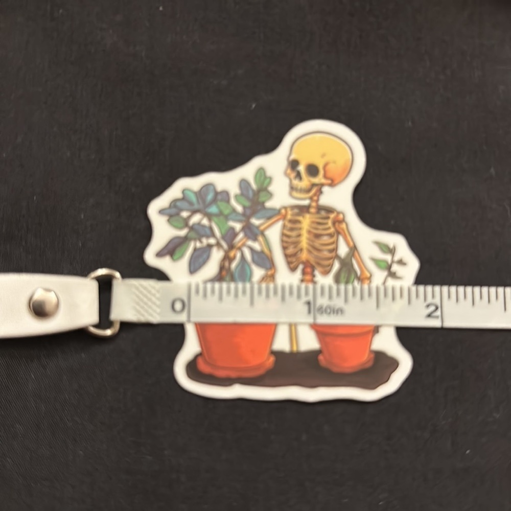 Floral skull stickers/decals. - Picture 2 of 6